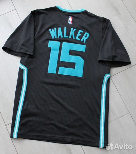 Редчайшая джерси NBA Charlotte Hornets #15 Walker