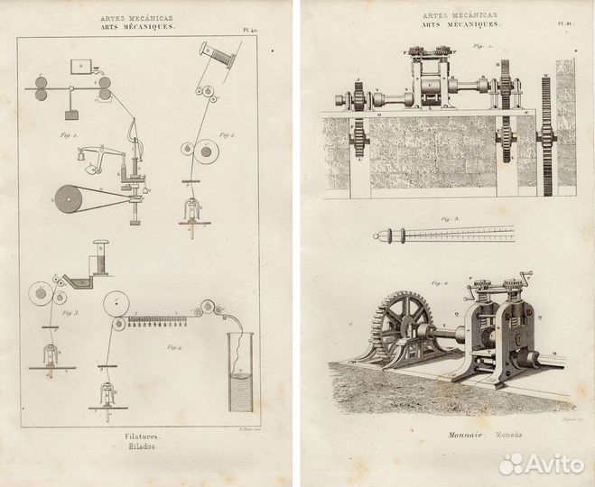 Гравюры. 1858 г. Физика. Механика. Станки. Ч2