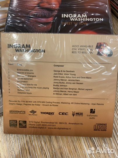 Сд диск ingram washington sweet 'N' LOW