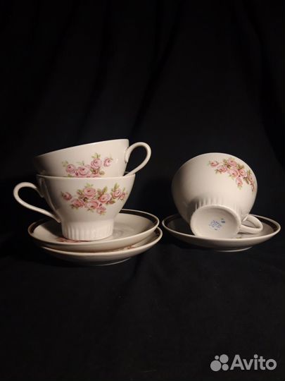 Чашки СССР (Вербилки, Песочное, Кузнецов и др.)