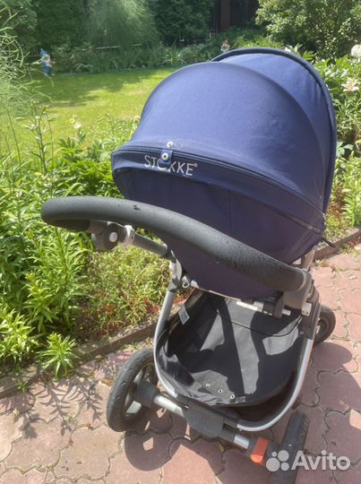 StokkeTrailz 2в1 DeepBlue+Winter Kit в белом цвете