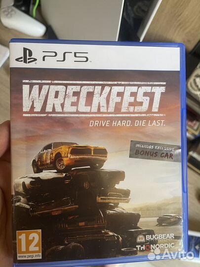 Wreckfest ps5 диск