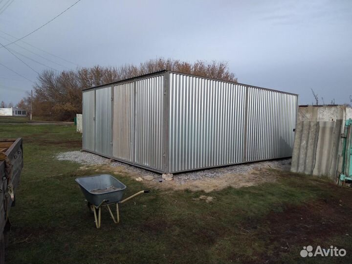 Гараж ракушка новый пенал хозблок