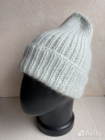 Шапка бини из пуха норки