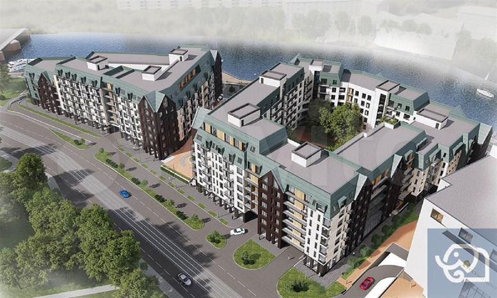 2-к. квартира, 98,4 м², 7/9 эт.