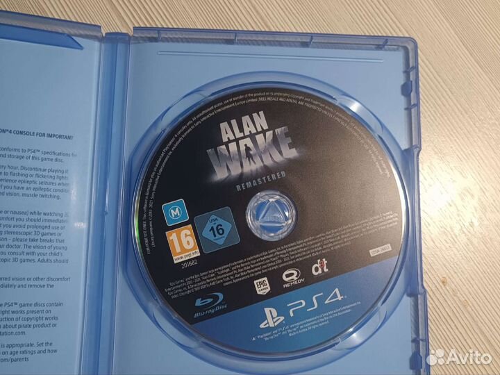 Alan Wake remastered ps4