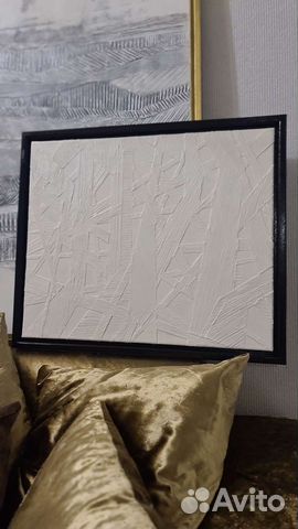 Интерьерная картина белая