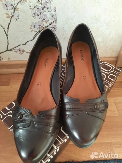 Туфли кожаные