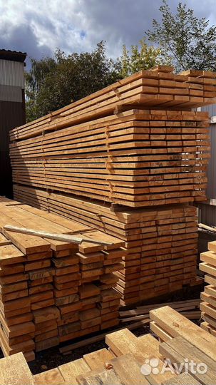 Доска обрезная 25х100х6000мм от производителя