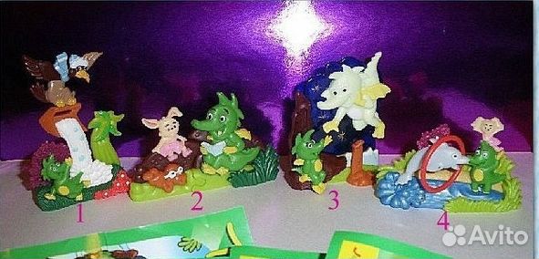 Киндер пластик пазлы Тина и Том, Табалуга, Парк