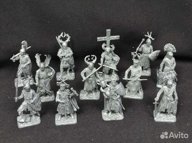 Солдатики оловянные Рыцари,набор Премиум класса