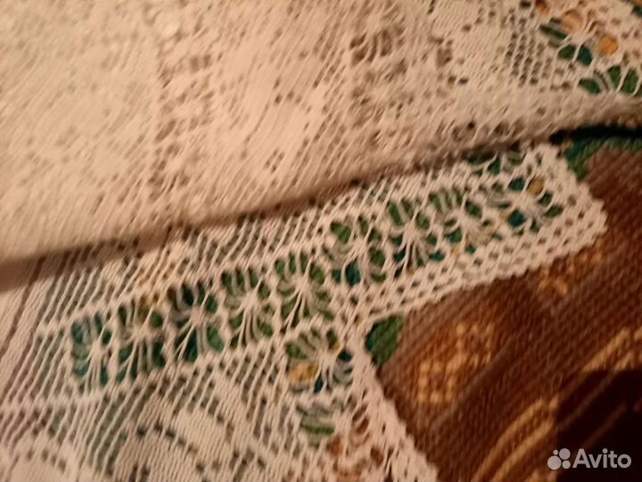 Старинная вышивка подзор кружево