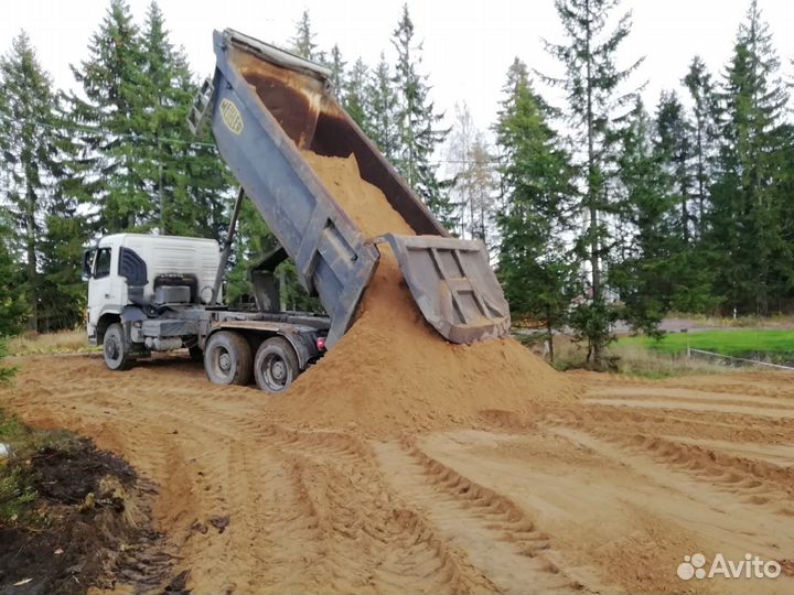 Песок Мелкозернистый/Сеяный Строительный