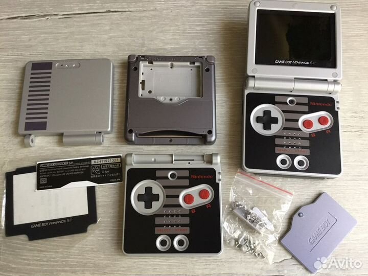 Прозрачные корпуса для Nintendo GBA SP