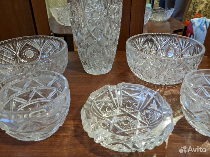 Хрустальная ваза