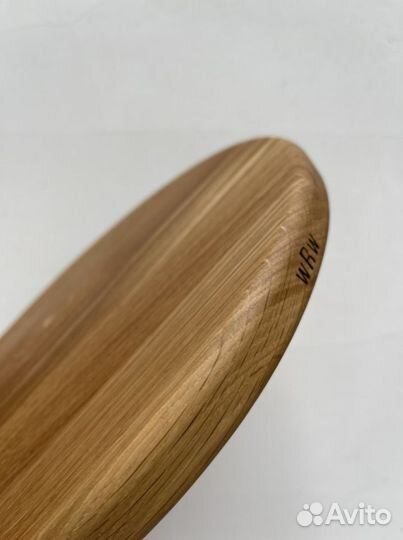 Круглая доска дубовая разделочная / сервировочная