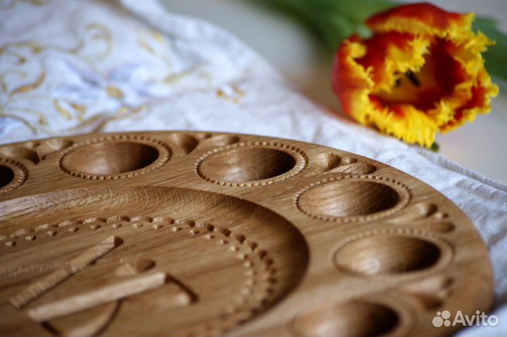 Пасхальная подставка для кулича и яиц