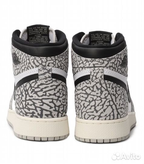 Air Jordan 1 High White Cement (GS)