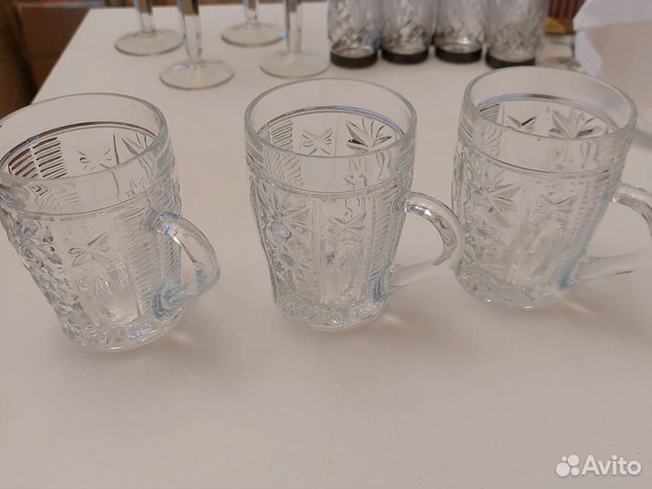 Кружечки хрустальные СССР