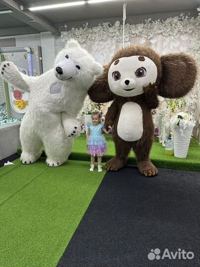 Белый Мишка, ростовые куклы для взрослых