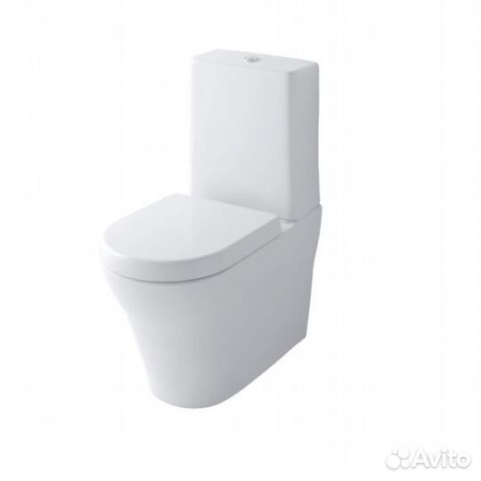 Toto MH Унитаз моноблок 39.2x70.4x41см, безободковый, Tornado Flush, cefiontect, цвет: белый