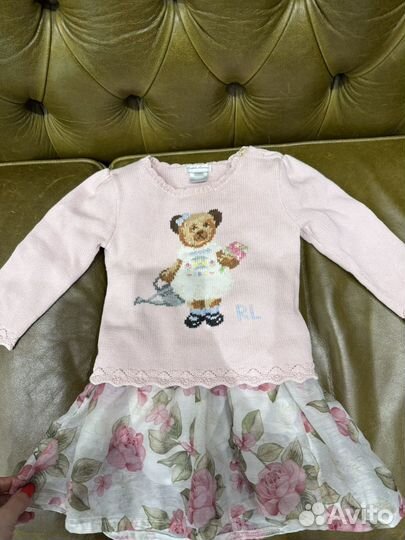 Свитер для девочки ralph lauren 24 месяца