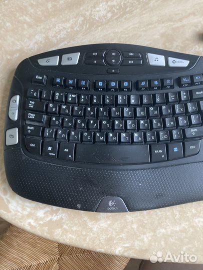 Беспроводная клавиатура и мышь logitech wave
