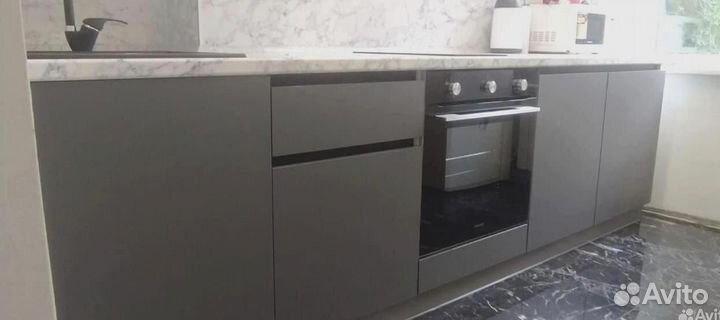 Прямая кухня по индивидуальному проекту