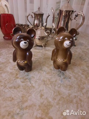 Олимпийский мишка штангист