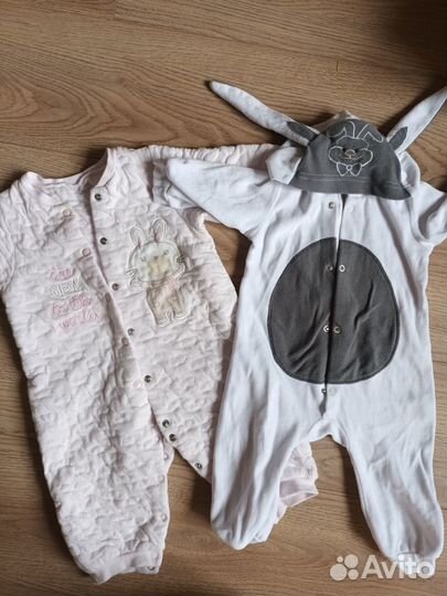 Пакет одежды на девочку 3-9 мес