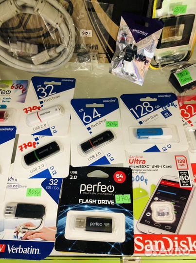 USB флешка карта памяти SD micro SD