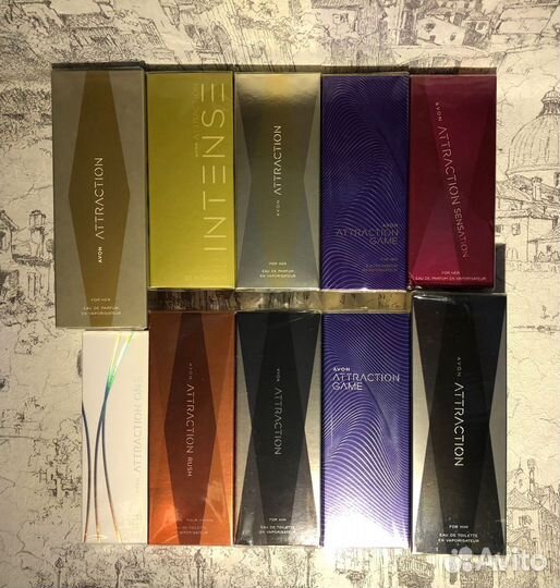 Парфюмерия линейки Attraction. Avon
