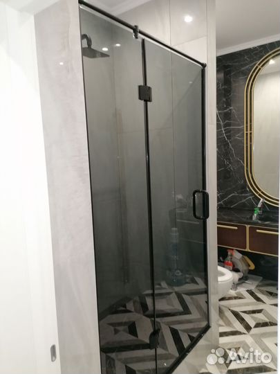 Установка душевого ограждения