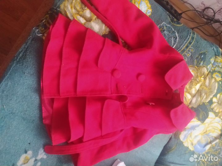 Пальто для девочки 116