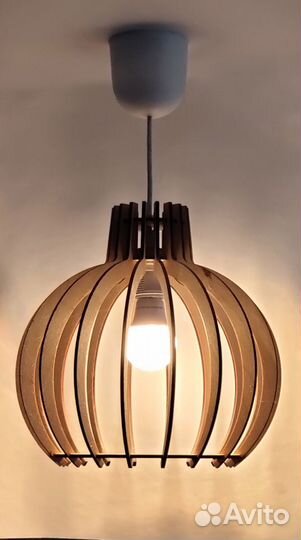 Люстра из дерева