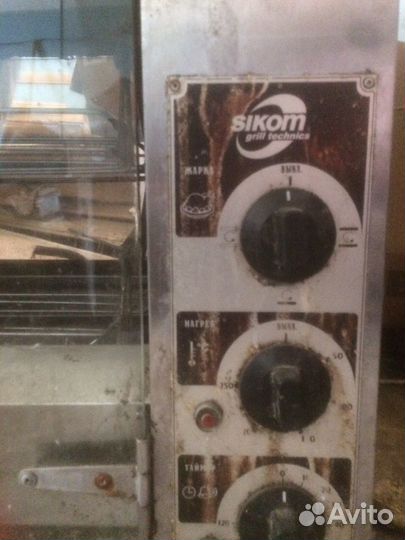 Печ куры гриль