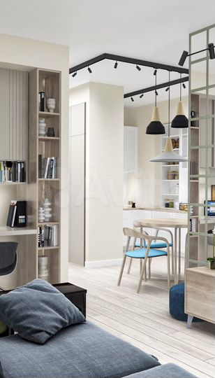 1-к. квартира, 54 м² (Грузия)