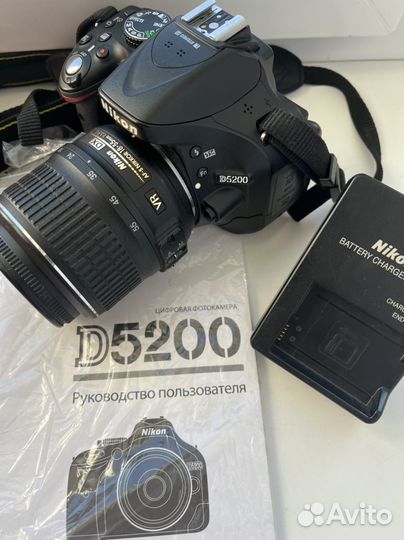 Фотоаппарат Nikon d5200 с объективом 18-55mm VR
