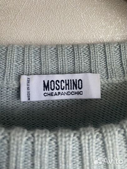 Свитер из 2000-х винтаж оригинал Moschino