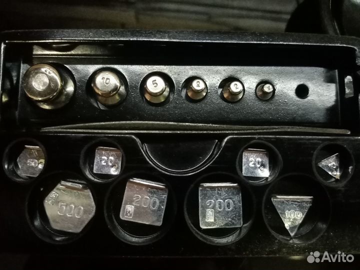 Весы бытовые СССР с набором гирь