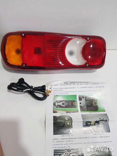 Фонарь задний левый Renault Master