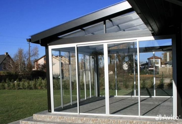 Остекление веранд террас