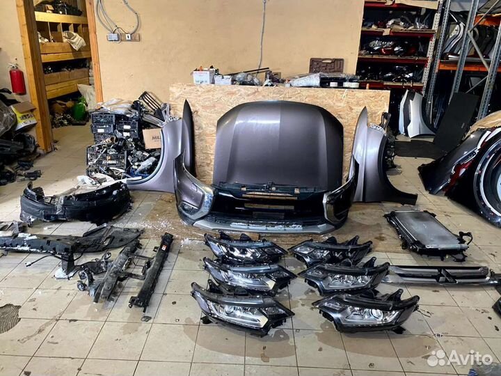 Ноускат Митсубиси Аутлендер 3 GF перед в сборе