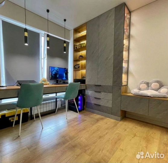 Рабочая зона с кроватью