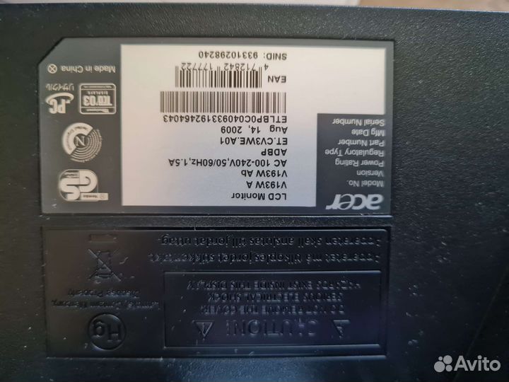 Монитор Acer 19