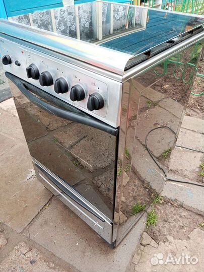 Indesit с электрической духовкой газовая плита