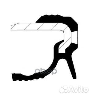 Сальник коленчатого вала перед 19036715B