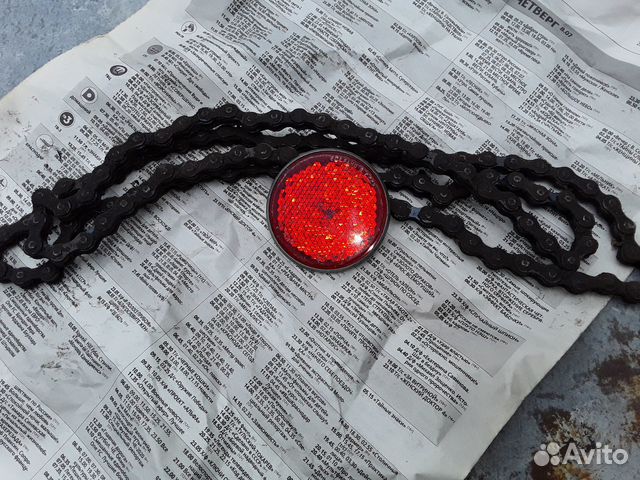 Цепь советского велосипеда 500, катафот 350