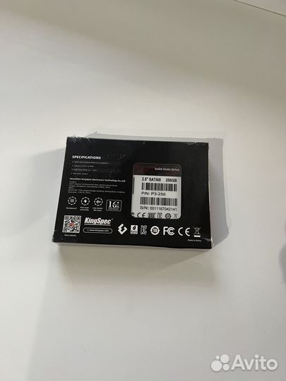 SSD накопитель KingSpec P3-256 2.5