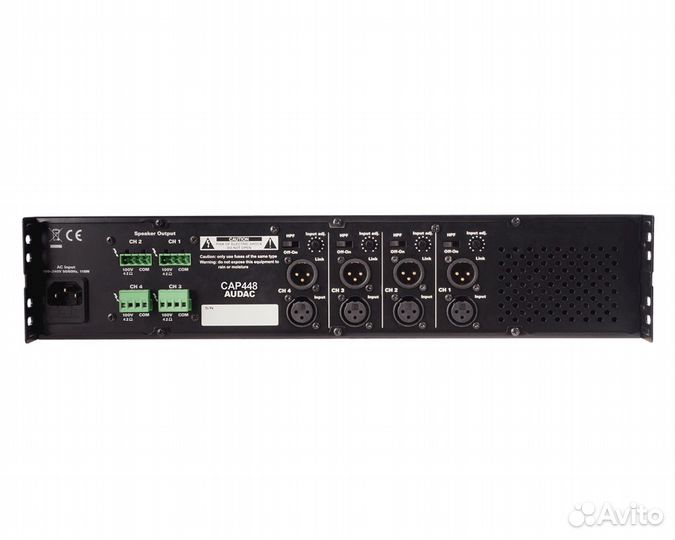Трансляционный усилитель мощности Audac CAP448